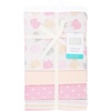 image:imageHudson Baby Unisex Baby Cotton Polyester Flannel Receiving Blankets 4Pack Wispy Wild Flower Bunny One SizeMulti Color Girl Elephant