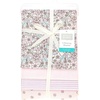 image:imageHudson Baby Unisex Baby Cotton Polyester Flannel Receiving Blankets 4Pack Wispy Wild Flower Bunny One SizeOutline Floral Soft Pink