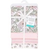 image:imageHudson Baby Unisex Baby Cotton Polyester Flannel Receiving Blankets 4Pack Wispy Wild Flower Bunny One SizeSoft Pink Floral