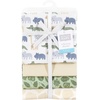 image:imageHudson Baby Unisex Baby Cotton Polyester Flannel Receiving Blankets 4Pack Wispy Wild Flower Bunny One SizeWild Leaf Safari