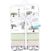 image:imageHudson Baby Unisex Baby Cotton Polyester Flannel Receiving Blankets 4Pack Wispy Wild Flower Bunny One SizeWild Safari Adventures
