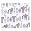 image:imageHudson Baby Unisex Baby Cotton Muslin Swaddle Blankets Blue Sheep 2PackPink Gray Safari