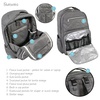 image:imageHudson Baby Unisex Baby Premium Diaper Bag Backpack and Changing Pad Red One SizeCharcoal