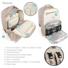 image:imageHudson Baby Unisex Baby Premium Diaper Bag Backpack and Changing Pad Red One SizeTaupe Beige