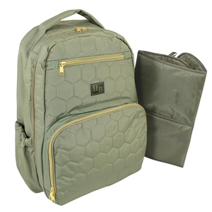 image:imageHudson Baby Unisex Baby Premium Diaper Bag Backpack and Changing Pad Red One SizeOlive