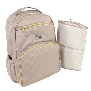 image:imageHudson Baby Unisex Baby Premium Diaper Bag Backpack and Changing Pad Red One SizeTaupe