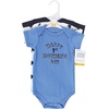 image:imageHudson Baby Cotton Bodysuits 3PackBoy Mothers Fathers Day