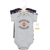 image:imageHudson Baby Cotton Bodysuits 3PackFootball Huddles