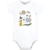image:imageHudson Baby Cotton Bodysuits 3PackJungle