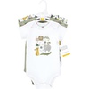 image:imageHudson Baby Cotton Bodysuits 3PackJungle