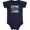 image:imageHudson Baby Cotton Bodysuits 3PackMint Navy Cuter Version