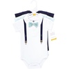 image:imageHudson Baby Cotton Bodysuits 3PackMint Navy Cuter Version