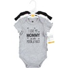 image:imageHudson Baby Cotton Bodysuits 3PackMom Dad Moon Back