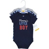 image:imageHudson Baby Cotton Bodysuits 3PackMommys Little Boy