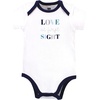 image:imageHudson Baby Cotton Bodysuits 3PackMommys Man