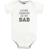 image:imageHudson Baby Cotton Bodysuits 3PackSage Daddys Boy