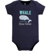 image:imageHudson Baby Cotton Bodysuits 3PackSea Characters