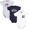 image:imageHudson Baby Cotton Bodysuits 3PackAll Star Polo