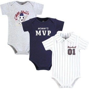 image:imageHudson Baby Cotton Bodysuits 3PackAll Star Polo