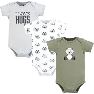 image:imageHudson Baby Cotton Bodysuits 3PackCool Panda