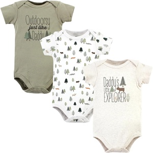 image:imageHudson Baby Cotton Bodysuits 3PackDaddys Explorer