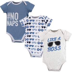 image:imageHudson Baby Cotton Bodysuits 3PackLike a Boss