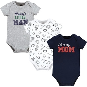image:imageHudson Baby Cotton Bodysuits 3PackLove Mom