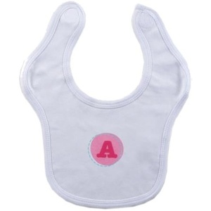 image:imageHudson Baby babygirls Av2023hudson Baby Personalized Initial Bib185a4e8aPinkRed