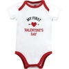 image:imageHudson Baby Unisex Baby Cotton Bodysuits Valentine Heartbreaker 36 Months