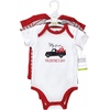 image:imageHudson Baby Unisex Baby Cotton Bodysuits Valentine Truck 912 Months
