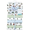 image:imageHudson Baby Unisex Baby Cotton Flannel Receiving Blankets Bundle Rocket Ship One SizeBugs