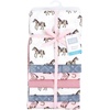 image:imageHudson Baby Unisex Baby Cotton Flannel Receiving Blankets Bundle Rocket Ship One SizeCowgirl