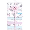 image:imageHudson Baby Unisex Baby Cotton Flannel Receiving Blankets Bundle Rocket Ship One SizeGarden Fairies