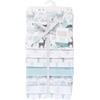 image:imageHudson Baby Unisex Baby Cotton Flannel Receiving Blankets Bundle Rocket Ship One SizeLinocut Woodland Neutral
