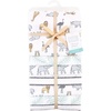 image:imageHudson Baby Unisex Baby Cotton Flannel Receiving Blankets Bundle Rocket Ship One SizeModern Neutral Safari
