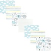 image:imageHudson Baby Unisex Baby Cotton Flannel Receiving Blankets Bundle Rocket Ship One SizeNeutral New Elephant