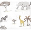 image:imageHudson Baby Unisex Baby Cotton Flannel Receiving Blankets Bundle Rocket Ship One SizeNeutral Safari World