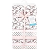 image:imageHudson Baby Unisex Baby Cotton Flannel Receiving Blankets Bundle Rocket Ship One SizePink Bows