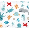 image:imageHudson Baby Unisex Baby Cotton Flannel Receiving Blankets Bundle Rocket Ship One SizeSea Characters