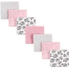 image:imageHudson Baby Unisex Baby Cotton Flannel Receiving Blankets Bundle Rocket Ship One SizeToile