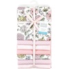 image:imageHudson Baby Unisex Baby Cotton Flannel Receiving Blankets Bundle Rocket Ship One SizeVintage Blossom