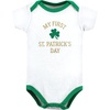 image:imageHudson Baby Womens Bodysuits Easter 36 Hudson Baby Unisex Baby Cotton Bodysuits Boy First Valentine Easter 3 6 Months Boy First Valentine Easter Months US