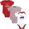 image:imageHudson Baby Unisex Baby Cotton Bodysuits Valentine Truck 912 Months