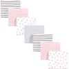 Gray Pink Floral