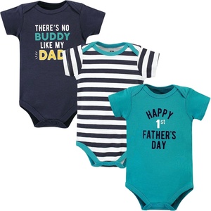 image:imageHudson Baby Unisex Baby Cotton Bodysuits Boy Fathers Day 912 Months