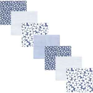 image:imageHudson Baby Unisex Baby Cotton Flannel Receiving Blankets Bundle Rocket Ship One SizeBlue Cosmos