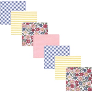 image:imageHudson Baby Unisex Baby Cotton Flannel Receiving Blankets Bundle Rocket Ship One SizePink Blue Pretty Floral