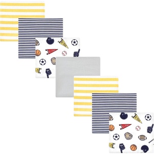 image:imageHudson Baby Unisex Baby Cotton Flannel Receiving Blankets Bundle Rocket Ship One SizeSports Fan