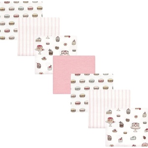 image:imageHudson Baby Unisex Baby Cotton Flannel Receiving Blankets Bundle Rocket Ship One SizeSweet Bakery