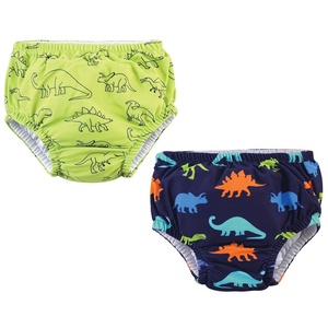 image:imageHudson Baby Unisex Baby Swim Diapers Coral Reef Dolphin 1824 MonthsDinosaurs